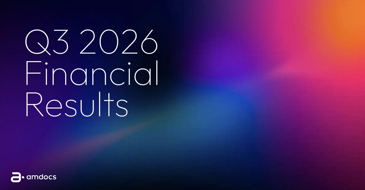Amdocs's tweet photo. We're not waiting for the agentic era in telecom. We're building it — one transformation at a time.
This quarter, that ambition became a signed reality. #LibertyLatinAmerica chose #Amdocs to manage and transform its entire IT ecosystem through #aOS, our agentic operating system purpose-built for telecom — a 10-year commitment that reflects real trust, not just a good pitch. Additional strategic engagements built around aOS further reinforce this momentum.
The numbers this quarter (swipe for the highlights →) show this story: durable growth, expanding margins, and a backlog that keeps compounding. But the real headline is direction — every engagement like this one moves the entire telecom industry closer to running on intelligent, autonomous operations.
#AmdocsQ3FY26
Full results and CEO Shimie Hortig's outlook: https://t.co/Flw9qd1YSf