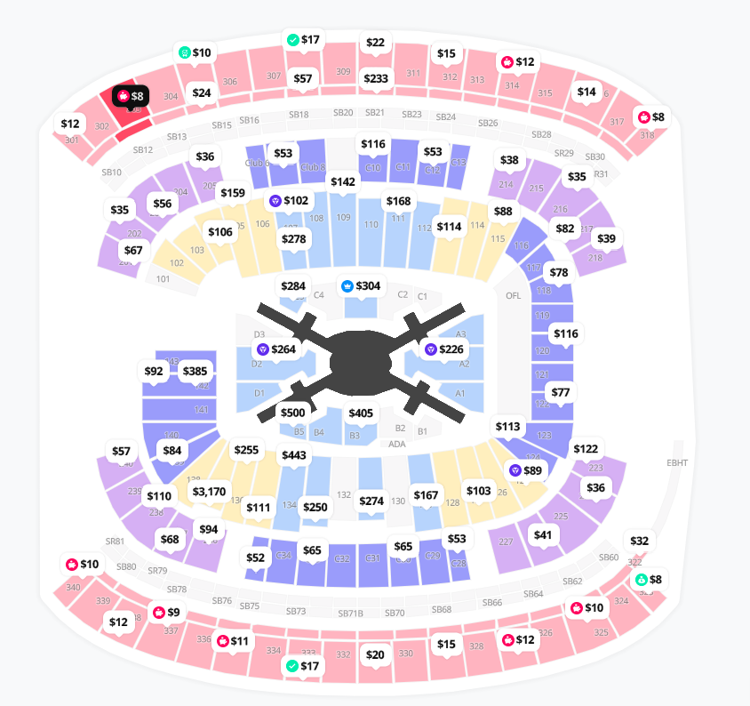 TickPick's tweet photo. You can see BTS tonight at Gillette Stadium for $8 https://t.co/FUy6xWC1cz