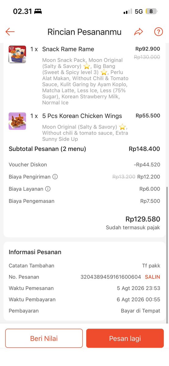 ceritaboyyy's tweet photo. YAAMPUN BANGUN JAM 2 PAGI GW KETIDURAN DAN GW JUGA SEMALEM PESEN shopefood BAPAKNYAAAA NELFONIN HP GW SILENT 
SIAPAPUN YG KENAL TOLONG INFO GW YAA 😭😭😭😭￼ https://t.co/qohUj6GhP3