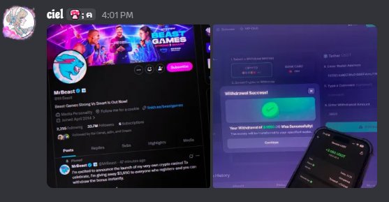 Ivorypilot's tweet photo. #bringbackciel Ciel got hacked by the famous mrbeast, wishing that she recovers her account asap https://t.co/NXlCeLablR