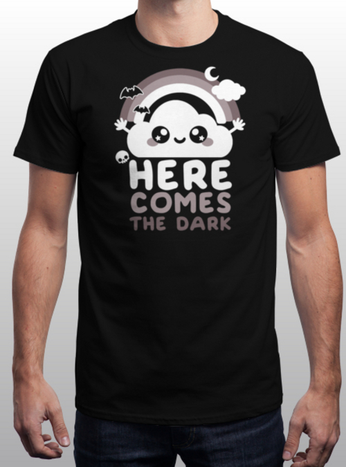 qwertee's tweet photo. "Here comes the dark" is today's tee on https://t.co/LdSWa6Ss6H RePost for a chance at a FREE TEE! https://t.co/3PBBoiXTNo