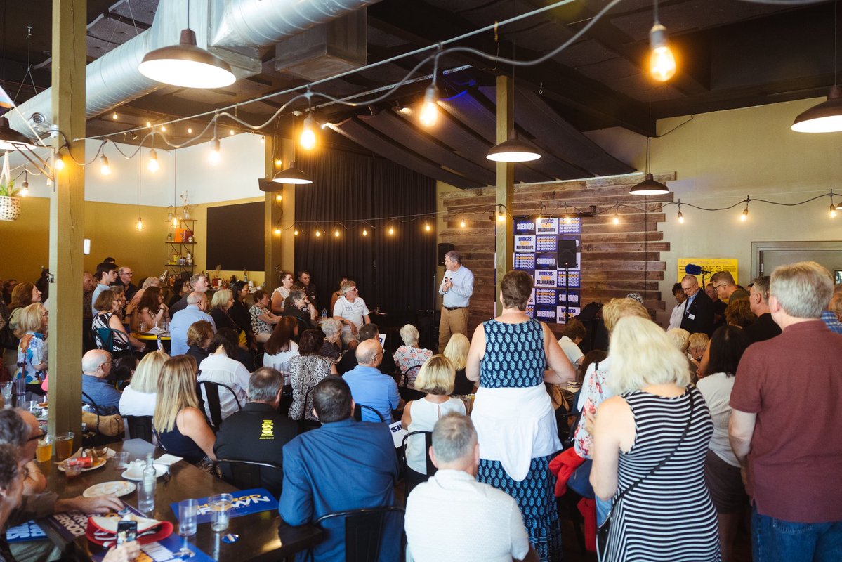 SherrodBrown's tweet photo. Clevelanders are ready for a leader in Washington who works for Ohioans, not corporations and billionaires. https://t.co/biBc4eBAwz