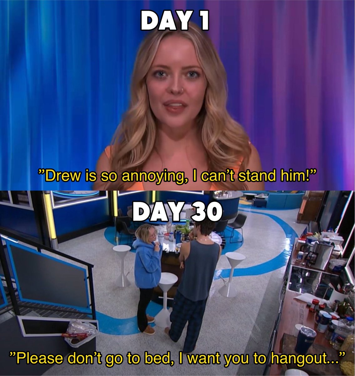 SelfEvicted_BB's tweet photo. What 30 days in the house does to someone #BB28 https://t.co/2cqcVGBQT8