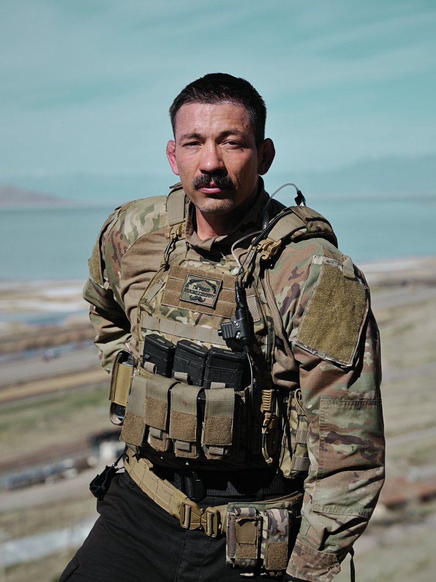 WatchHomestead's tweet photo. Stoic. Swift. Staunch. 💪
Echo Squad's rifleman may be a man of few words, but he is fiercely loyal and dependable. See more of Lehi Dominguez in #HomesteadSeries #Season2 #BTS https://t.co/Jq0O9OGaP8