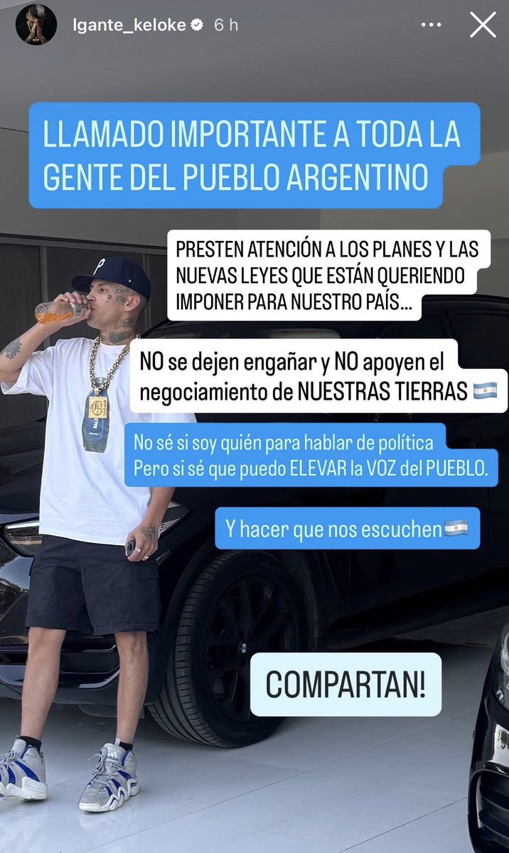 SergioChouza's tweet photo. Ponete a pensar la cantidad de pibitos sub 25 que hoy se enteraron que Milei estaba tratando de vender la Patria, gracias a la difusión de los artistas.

Es maravilloso todo lo que pasó ✨💫 https://t.co/gfKey4P31T