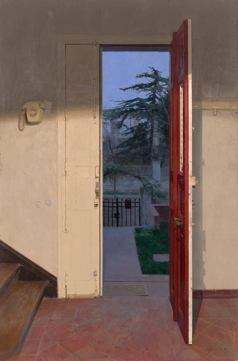 solisolsoli's tweet photo. The Red Door, 1978, by Isabel Quintanilla https://t.co/HzJiU6ocKB