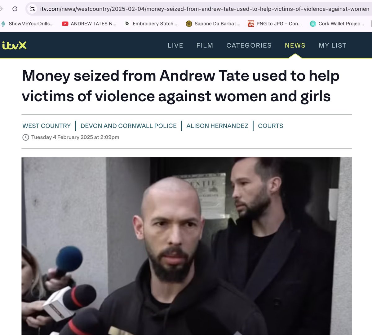 KattyDiore's tweet photo. Public is Uninformed about the Jeopardy regarding prejudice of potential Andrew and Tristan Tate trial in UK : 

UK actively invested millions to Eradicate Andrew Tate. 

Already on February 13th 2023 BBC Hit Piece "Dangerous Rise of Andrew Tate" was released, second month into first arrest/detention. 

They were world widely banned on every social media, commute and banking app, erased from social existence.

19th February first directive to erase him from schools comes forth from the government. Published in New York Times. [article behind paywall]. 

29th April 2023, the month of his release from detention. 

18th October 2024 Mayor Of London invested further 1 million to eradicate Andrew Tate from education. 

4th February 2025 Cornwall/Devon Police announces 50k out of 2.4mln seized from Tate due tax evasion will be donated to "charities preventing violence against women". 

18th December 2025 Kier Starmer addressed Andrew Tate in his 18th December interview with british Channel  4. Same date a directive of 20 million pounds followed to sponsor Andrew Tate eradication from schools and media. 

Not mentioning Kamala Harris claiming she lost election due Tate's influence, and Tristan Tate being questioned in Romania under an allegation he influences Romania presidential election last year. 

Don't even get me started on the number of hit pieces in the british media.