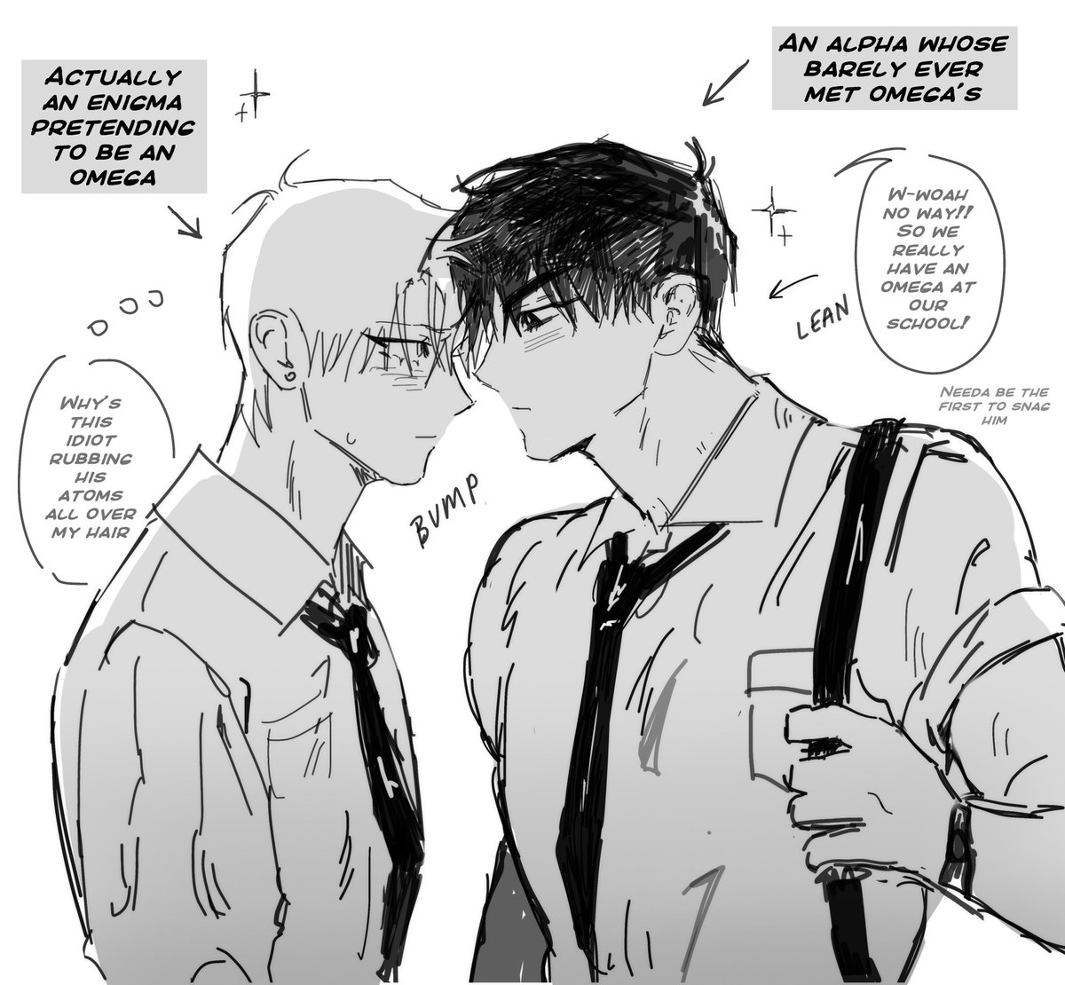 suatonine's tweet photo. #tiiv
The way i’ve NEVER seen omegaverse fics for them with this trope 🙁 https://t.co/9cflGzpV8b