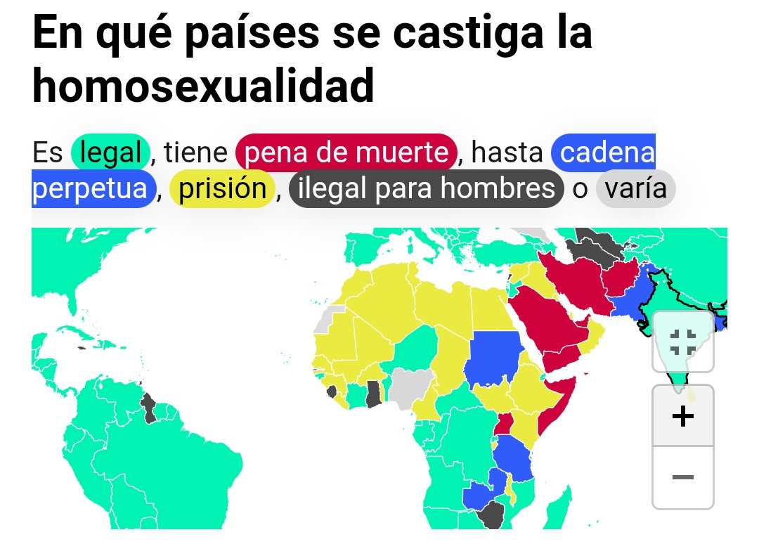 MiCalvaTrans's tweet photo. @_PabloFdez_ Si Pablo sobre todo de países islámicos, que casualmente se vienen para España a disfrutar de su sexualidad, te recomiendo migrar a uno de estos que están coloridos y decir que eres trans, verás como nos reímos todos https://t.co/zhfOljBPph