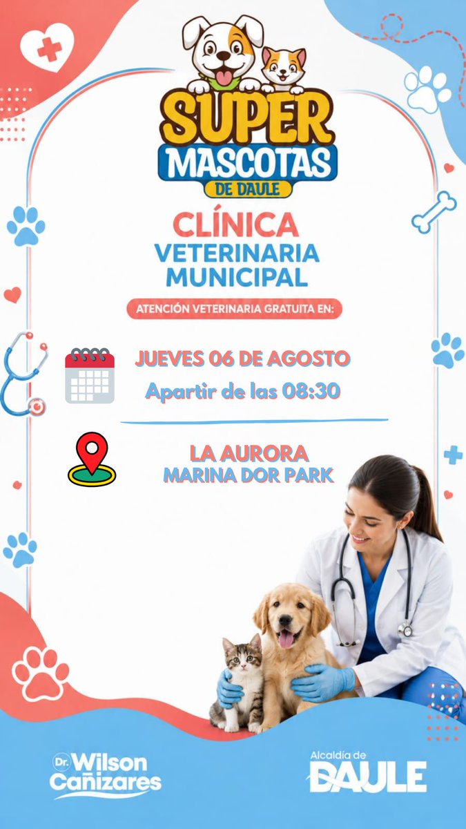 AlcaldiadeDaule's tweet photo. ¡La salud llega hasta tu comunidad!🚐 Nuestras clínicas móviles municipales continúan recorriendo todo el cantón, brindando atención médica y veterinaria gratuita para cuidar de las familias dauleñas y de sus mascotas, promoviendo su bienestar y la tenencia responsable. 📷 🐾 https://t.co/c9QUX88tq8