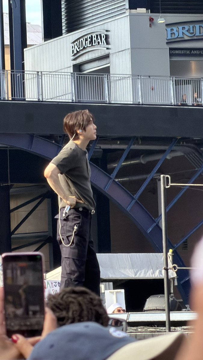 worldwidshouldr's tweet photo. yoongi stage inspection at soundcheck https://t.co/rk7AMitBVU