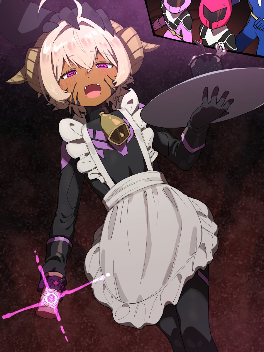 funa_funa_temi's tweet photo. skeb納品しました！ﾖｿﾉｺ戦隊ヒーロー

悪堕ちっていいよね… https://t.co/bVp65YQaMj