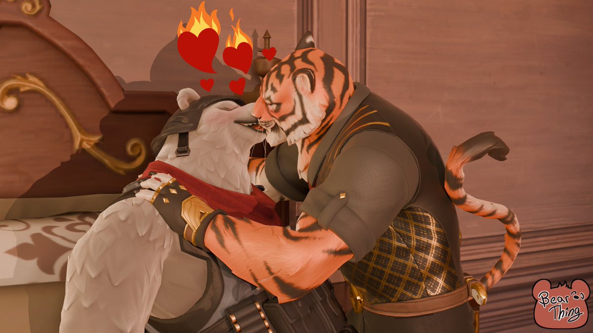 TheBearThingy34's tweet photo. Things are getting heated now, Oscar just can't get enough of his bear🥰🥰

#gayfurryart #oscarfortnite #polarpatroller #oscarxpolar #polarxoscar https://t.co/diE5ZS6Txf