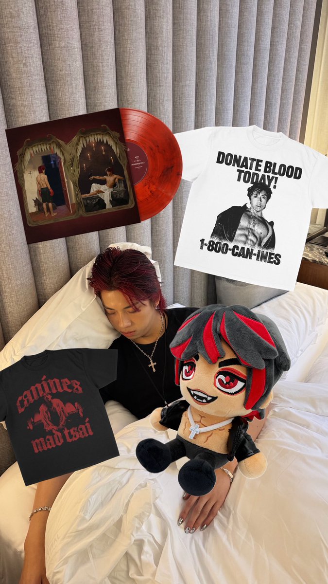 MadTsai's tweet photo. my new merch store is available now 🦇 https://t.co/uNCibXMpsI https://t.co/0tg60SdksU