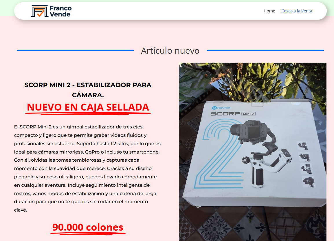 fcerutti1's tweet photo. https://t.co/Bh8QD80nS7
Ya está online y cada día con nuevos artículos a la venta. https://t.co/c0YbfW6OFt
