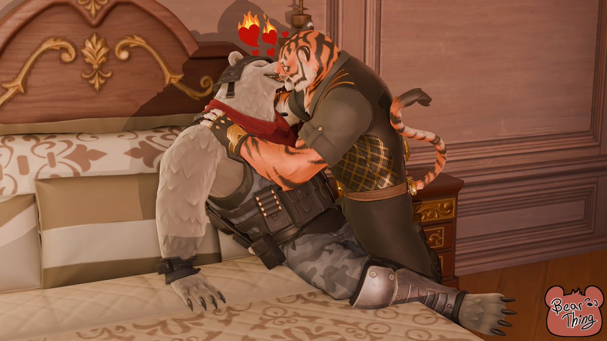 TheBearThingy34's tweet photo. Wider angle shots🥰🥰

#gayfurryart #oscarfortnite #polarpatroller #oscarxpolar #polarxoscar https://t.co/0JcpsOEI5A