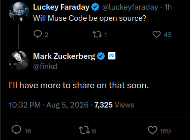 luckeyfaraday's tweet photo. There’s no way I posted this minutes before Mark Zuckerberg replies to me https://t.co/dzp3t58WvA
