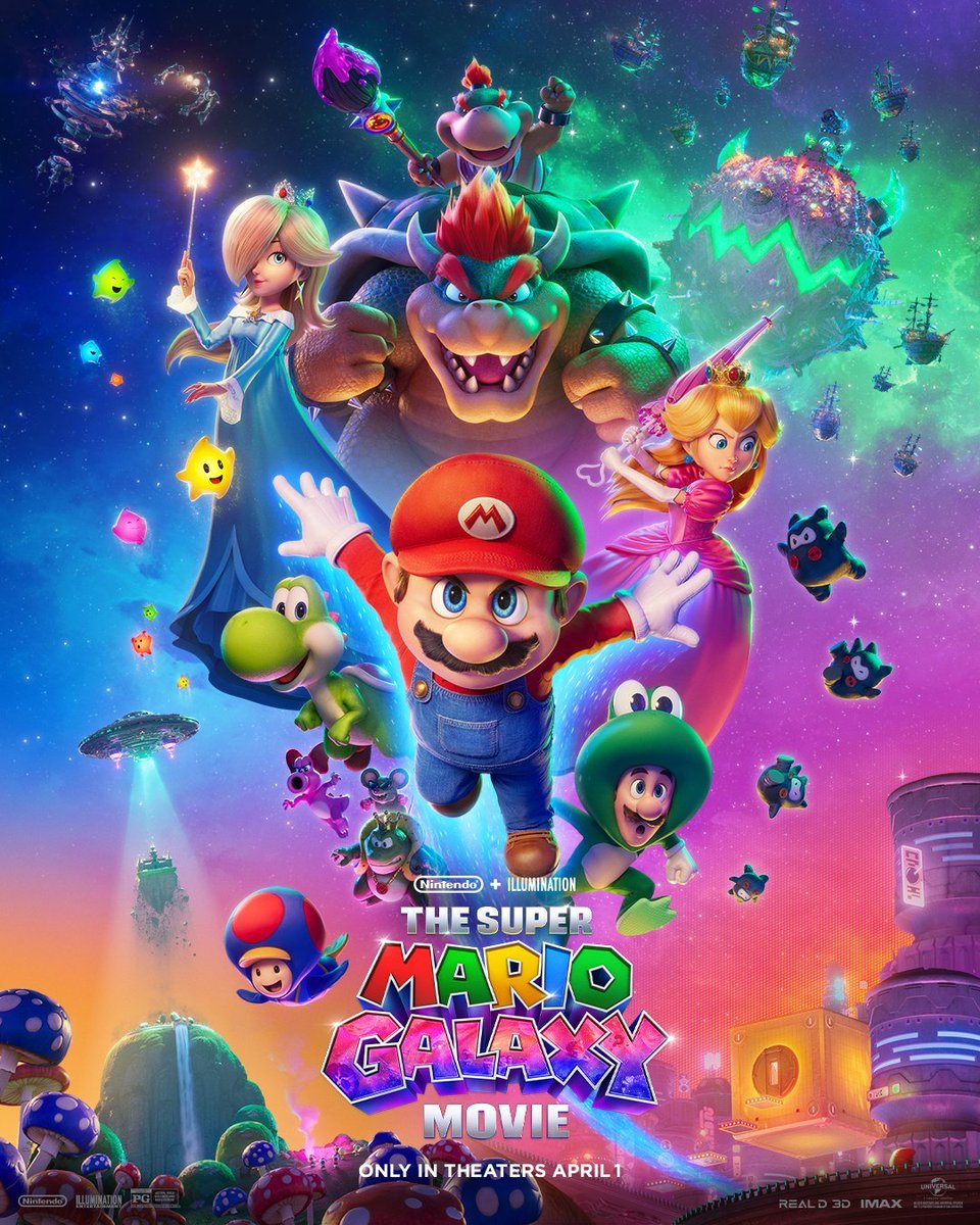 PopejoyWriter's tweet photo. What I love about both of these movies is how you can just feel the love and effort in every frame of the films. Flawed as they may be, there is clear love, passion, &amp; effort put into these films.

It makes the films so likeable!

#TheSuperMarioBrosMovie
#TheSuperMarioGalaxyMovie https://t.co/awwk0DhKAj