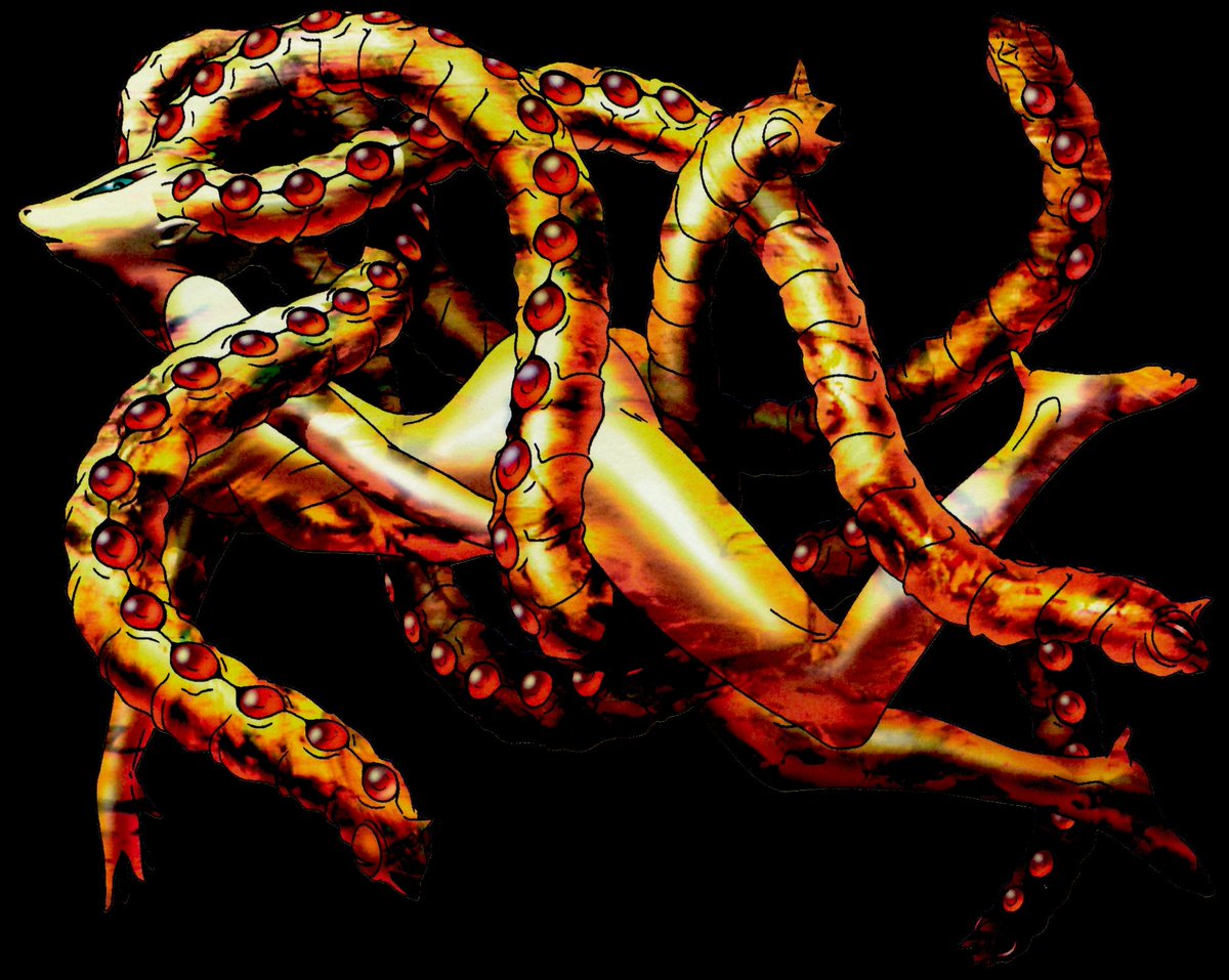 Fool2020's tweet photo. @kazumaKaneko666 
The first 2 devil summoner games are my favorite entries when it came to new demons
Was curious about Inaruna's visual design inspirations as a demon unique to 1 game with multiple stages https://t.co/osaLEfCRDY