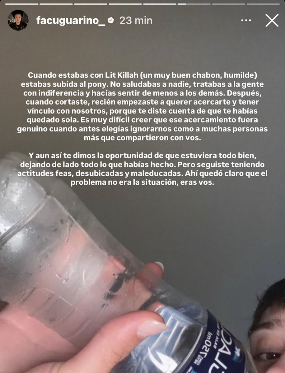 chisme321ya's tweet photo. TE AMO GUARI LARGA TODO LAKAAA https://t.co/EG0BRzll7J