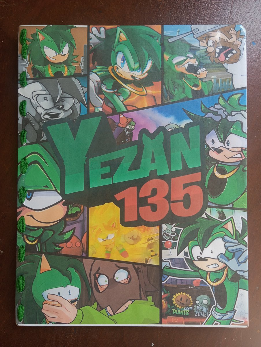 _Cesar108's tweet photo. No es un fanart, pero me gustaría compartirles está portada que hice para mí libreta, y como podrán ver está tematizada del buen @Yezan135 https://t.co/uyLbXplLsn