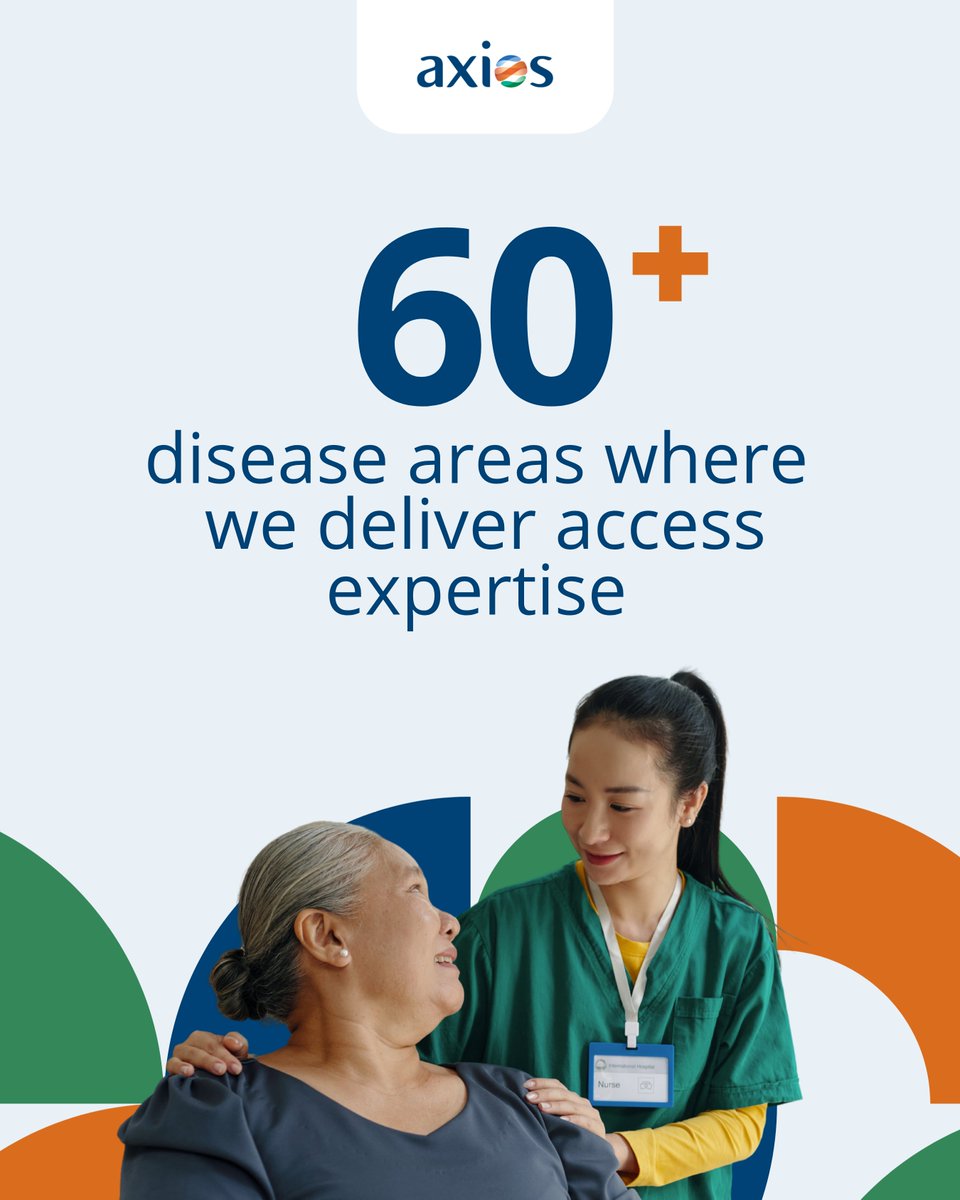 Axiosint's tweet photo. With expertise across 60+ disease areas, Axios designs access solutions that take the unique needs of specific diseases  into consideration. There is no one-size-fits-all. 

Read our case studies to learn how: https://t.co/3ik6Tasbnp

 #AccessToMedicines #AccesstoHealthcare https://t.co/ZGVuHStoGI