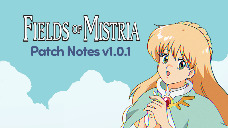 FieldsofMistria's tweet photo. ⭐ Fields of Mistria patch v1.0.1 is here! This patch contains some bug and crash fixes from v1.0.0. As always, thank you to everyone who reported bugs and provided feedback to us!
📝 Patch Notes: https://t.co/VhUwebSUGg https://t.co/QqWbYJNjeQ