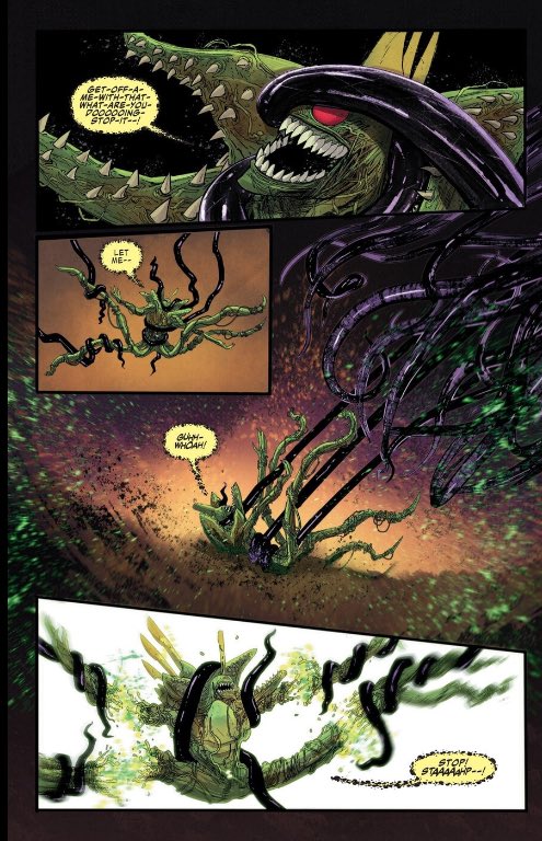 hollowcoded's tweet photo. I fear we will be getting Ghostfreak soon 👁️ from Ben 10 issue #4 https://t.co/hVM3eYm97p