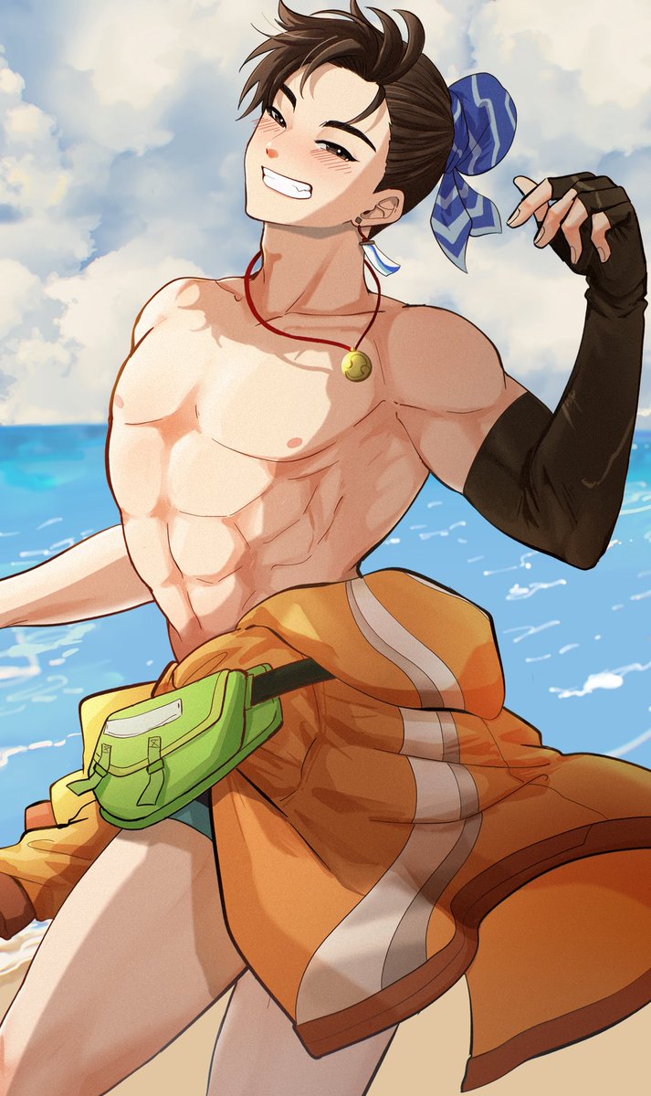yorunerukoneko's tweet photo. いつものウーヤンの水着スキン
#Overwatchfanart https://t.co/qE1lrFqfYz