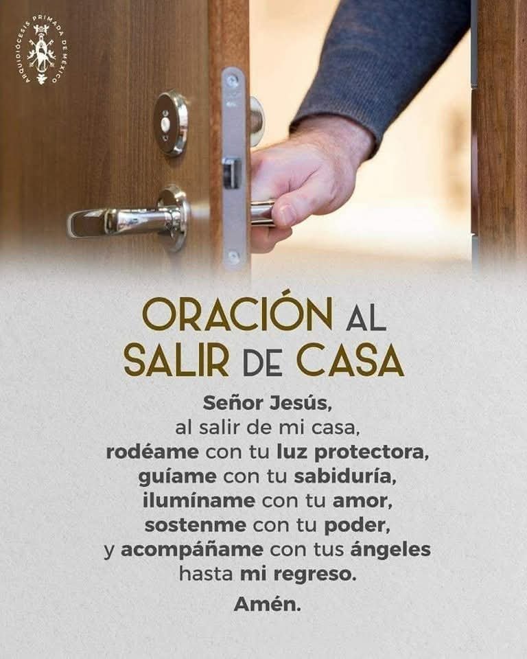 voxsincomplejo's tweet photo. Buenas 🌞☕🫂.
   Cuando salgas de casa deja que Dios te acompañe en todo
🙋‍♂️🙏✝️💞🕊️🕯️♾️ https://t.co/o62ugoJRu9