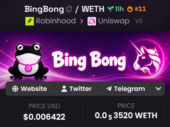 bingbongrh_x's tweet photo. $BingBong is listed on Dexscreener Hot Pairs

https://t.co/pSw9lIEEBH https://t.co/3ZL0zg8oKU