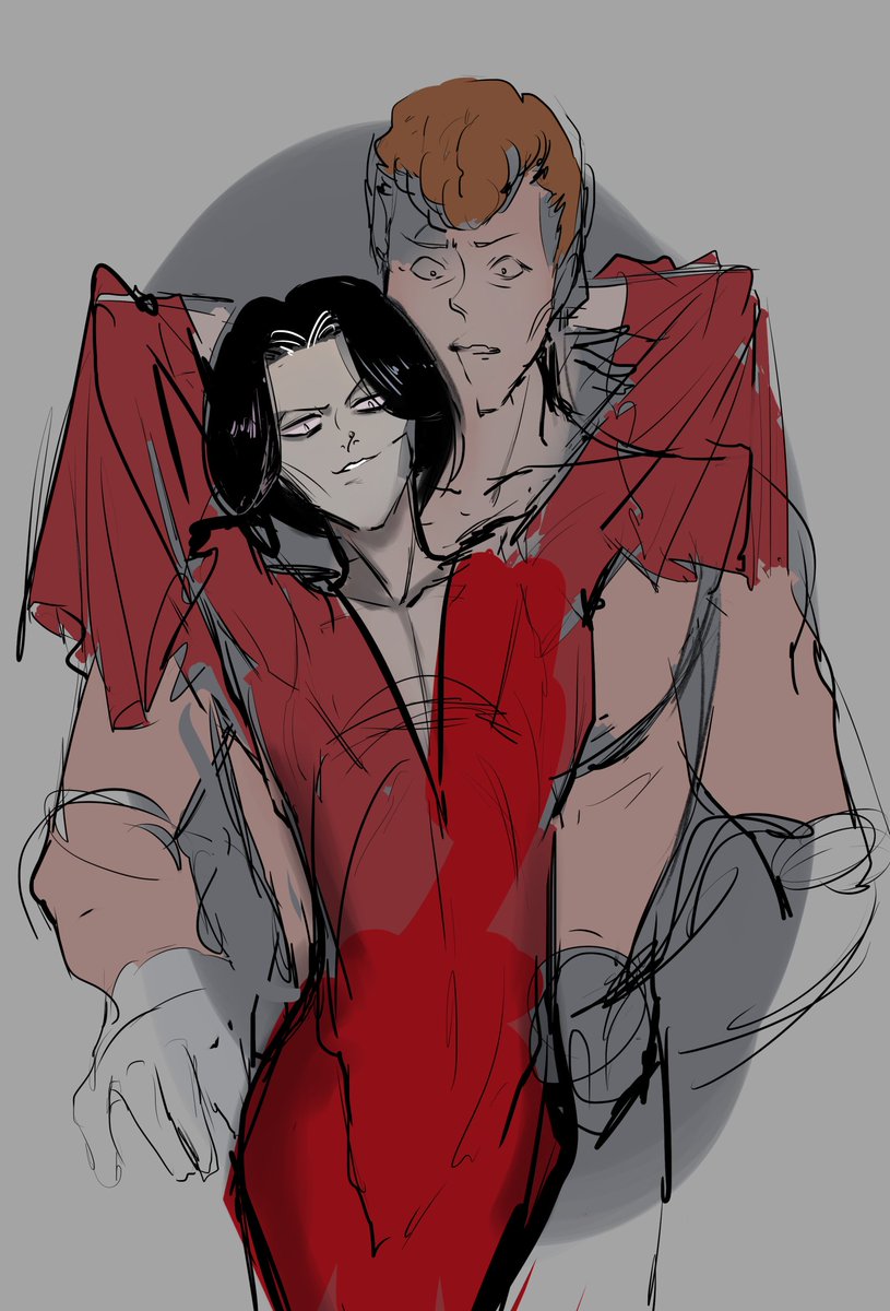 tales_211's tweet photo. example of bizarre coloring process 
(I want to make it look more polished, but I like the spontaneous feel) https://t.co/MNuV6QxkdV