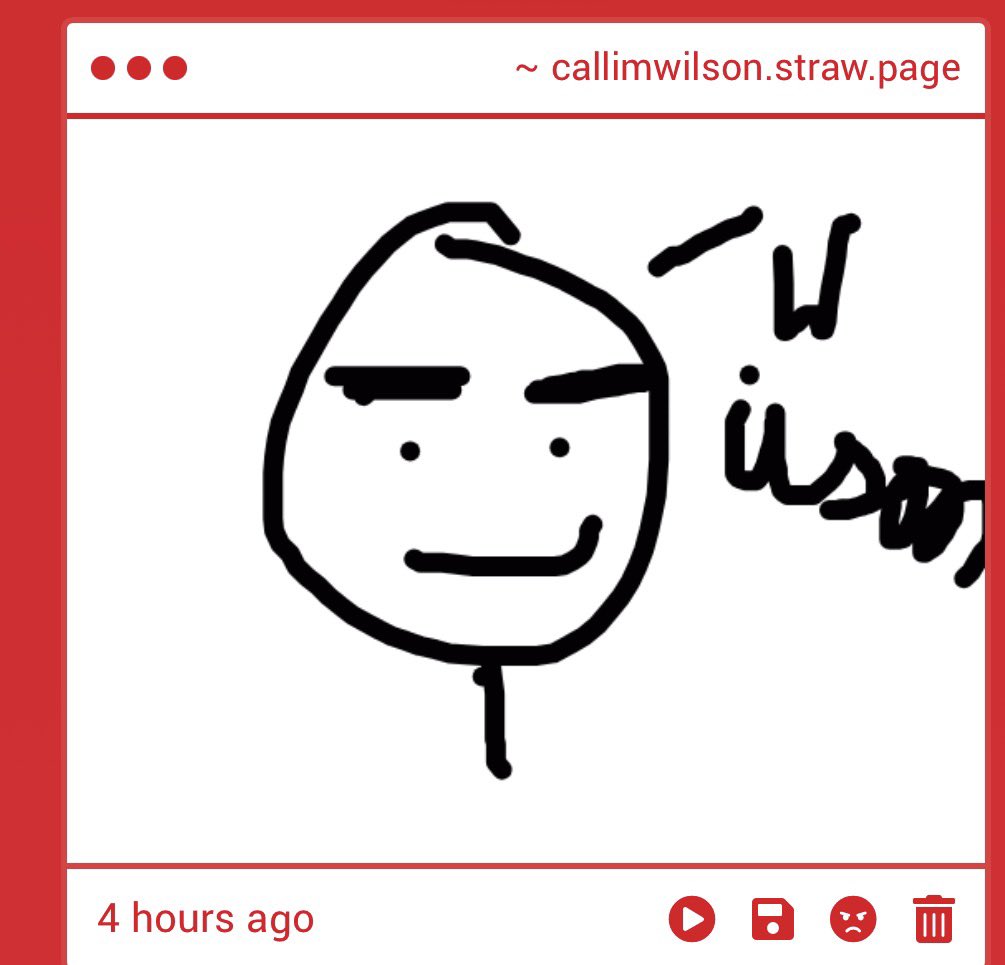 callimwilson's tweet photo. https://t.co/oroC9ARljv omg omg HOW did u get wilson this accurate ?? howd u actually put a scene of wilson onto my strawpage https://t.co/Hys9i7PTAe