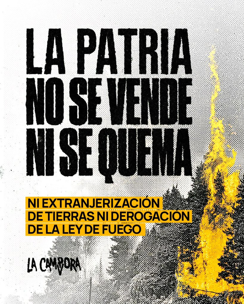 la_campora's tweet photo. LA PATRIA NO SE VENDE NI SE QUEMA

Mañana todos y todas al Congreso. https://t.co/PkV5UE9qjH