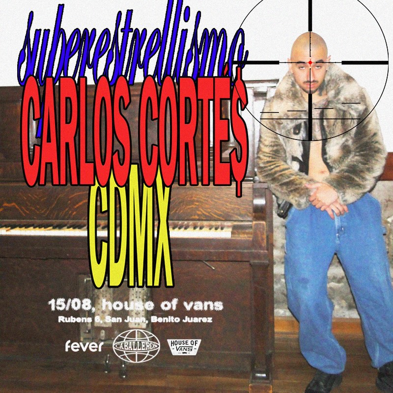 indierocks's tweet photo. Carlos Corté$ llega a House of Vans Mx. 🎤

El rapero y productor ecuatoriano se presentará en la CDMX este 15 de agosto con show en donde sonarán varios de sus temas emblemáticos como "Se Va", "SEXATON" y "Montañita".

Checa toda la info en: https://t.co/kmg5GSKCCc https://t.co/4wyiRfvEjI