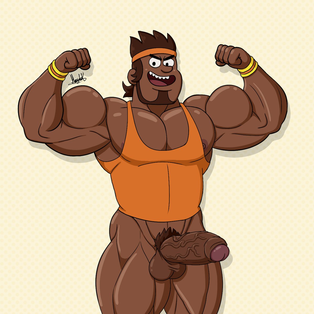 RodoraMarduk's tweet photo. Ripped Abman, que nombre tan original XD
como sea, esta bien sabroso 🥰

#bara #musclehimbo #nsfw https://t.co/xGnophPjbW