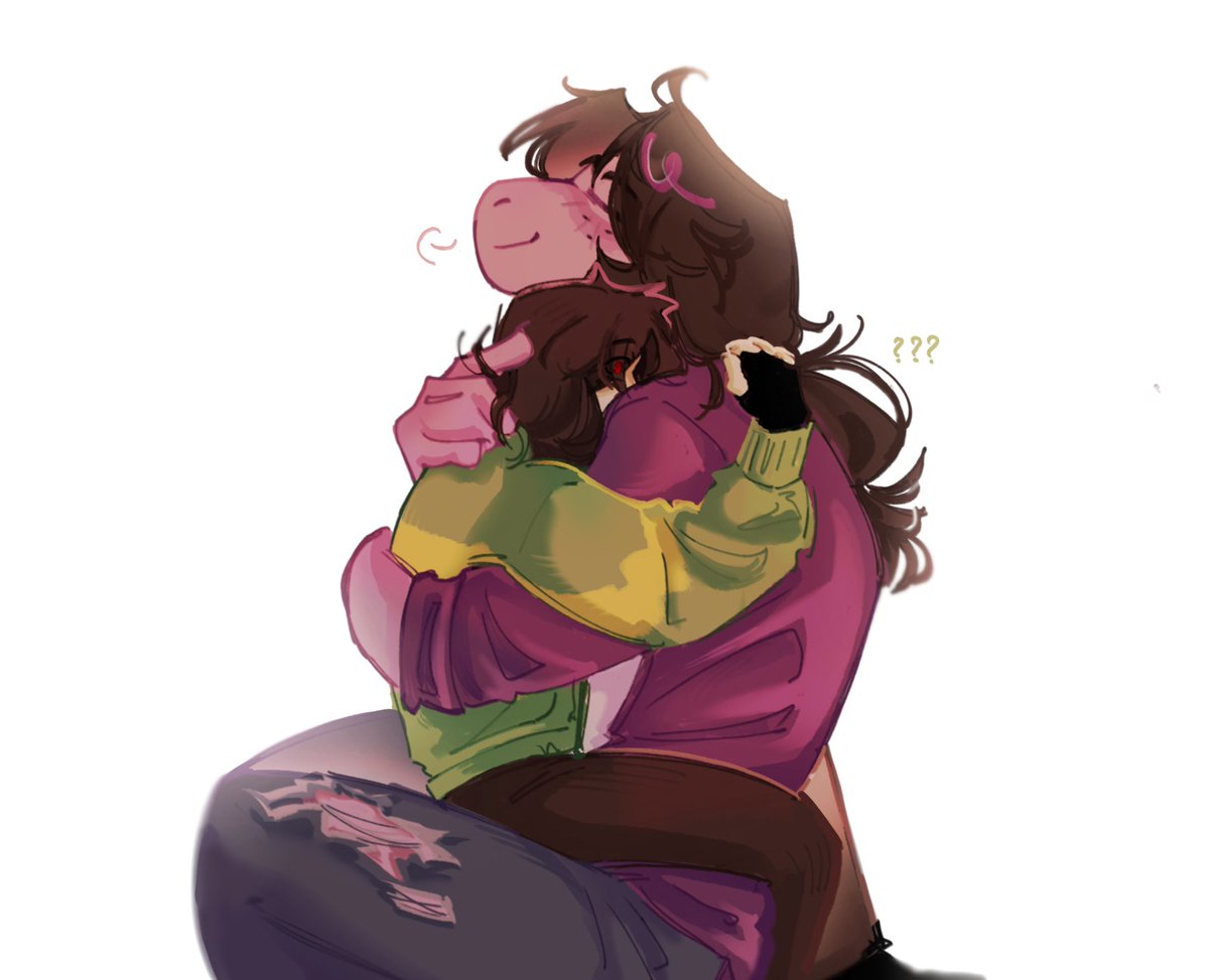 ancecya6's tweet photo. One of the most heartwarming pairings to me!! 
#krusie #deltarune https://t.co/Fm6WGZEeoi