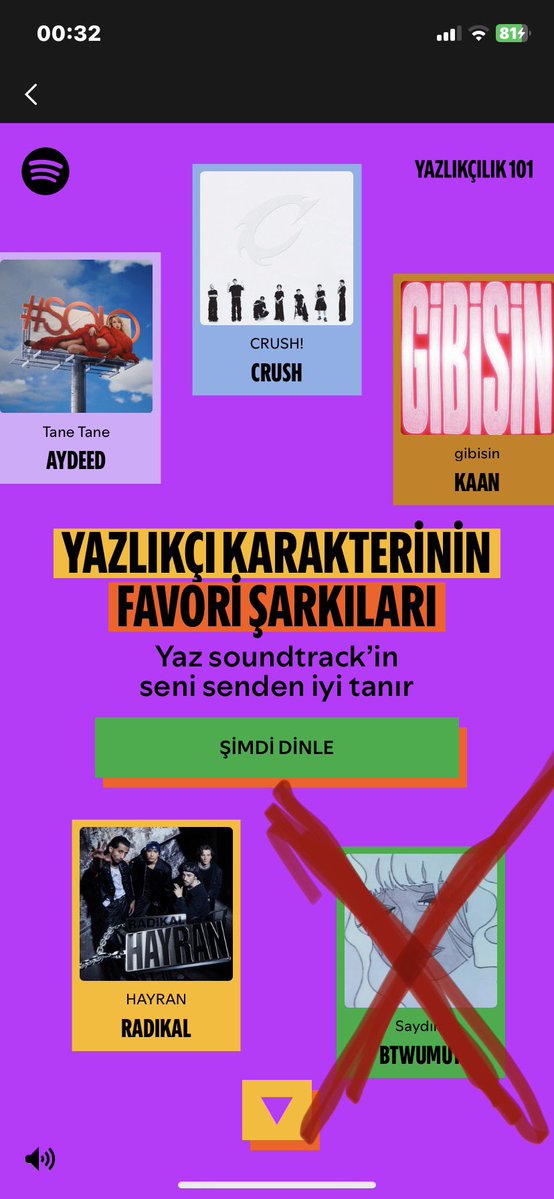 1mguttugo's tweet photo. yok ol❤️ en buyuk korkum wrappedimde cikmasi https://t.co/i8l4ablCPR