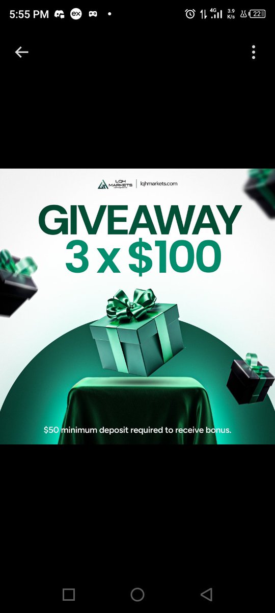 GBPUSD001's tweet photo. Giveaways Alert 🔥🔥

We are giving away 3X$100

Follow ✅
@LQHMarkets 
@GBPUSD001 

Turn on notifications like &amp; report

Tag 3 traders 

Register here
https://t.co/sW1jsYCUPQ

72rh https://t.co/BgzQuMOiaf