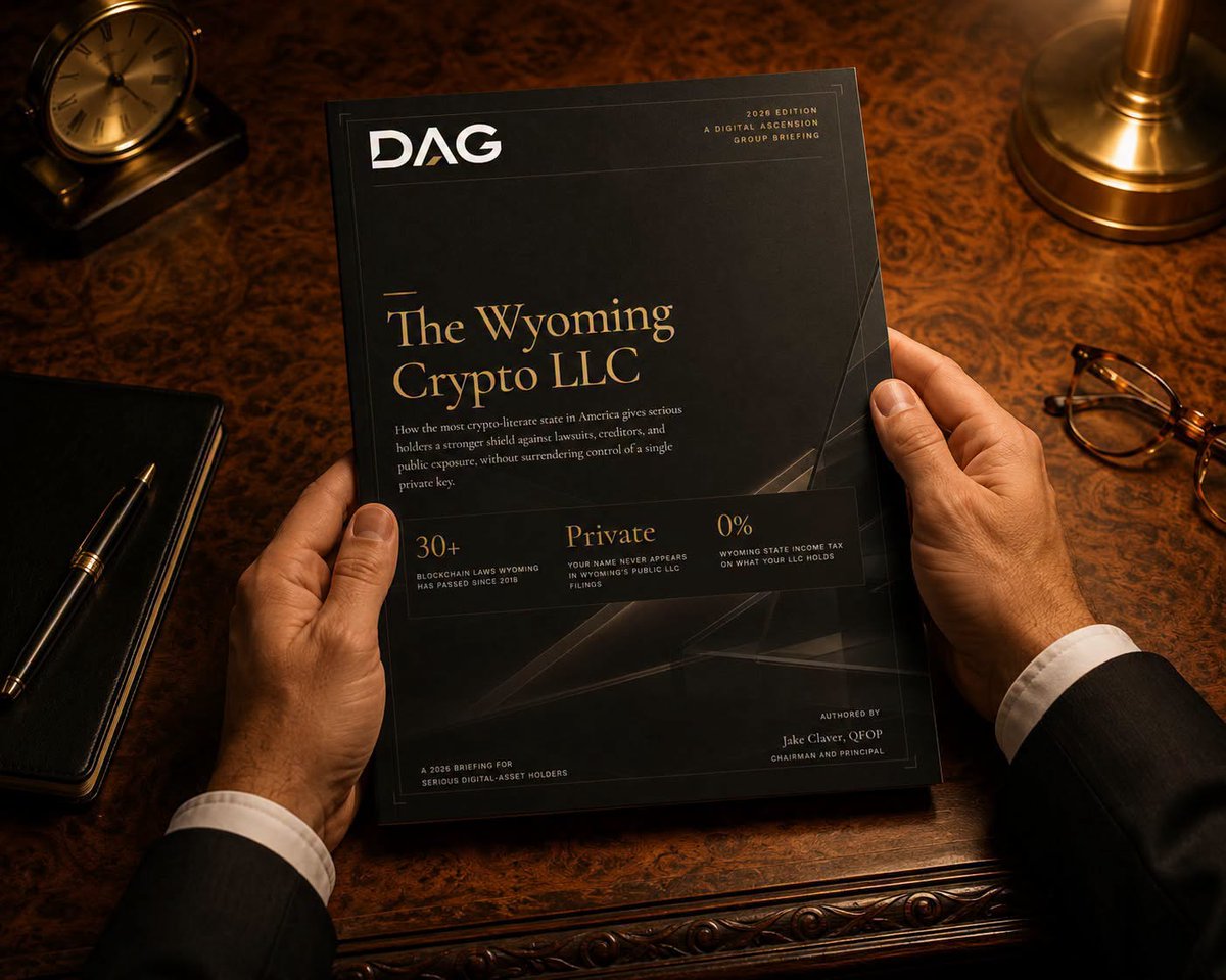 beyond_broke's tweet photo. Tired of guessing how to legally hold and protect your crypto? Grab a free copy of The Crypto LLC Briefing here:
https://t.co/U2ctgZrUhr

It breaks down how a Crypto LLC can help with entity setup, asset protection, tax efficiency, and long-term wealth structuring for digital assets.

Clear, practical, and worth reading if you’re serious about building in crypto the right way.