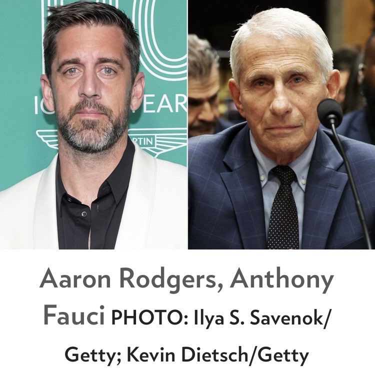 Suzierizzo1's tweet photo. Aaron Rodgers was on the Pat McAfee show &amp; made a fool of himself by insulting the network &amp; criticizing Dr.Fauci by calling him a coward &amp; referring to him as Tony Fauci. Dr.Fauci’s lawyer David Schertler said Rodgers needs to stick to football.There’s major pushback against him https://t.co/OVuntGfBZ1