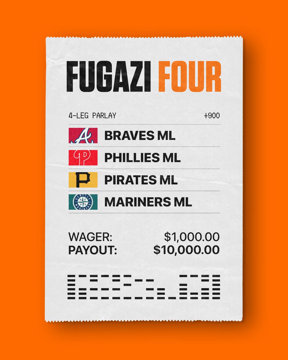 BookitWithTrent's tweet photo. WEDNESDAY NIGHT FUGAZI 🫡💰

NEED THIS TO CASH AT BENIHANA TONIGHT. https://t.co/ho2fjWA6ga