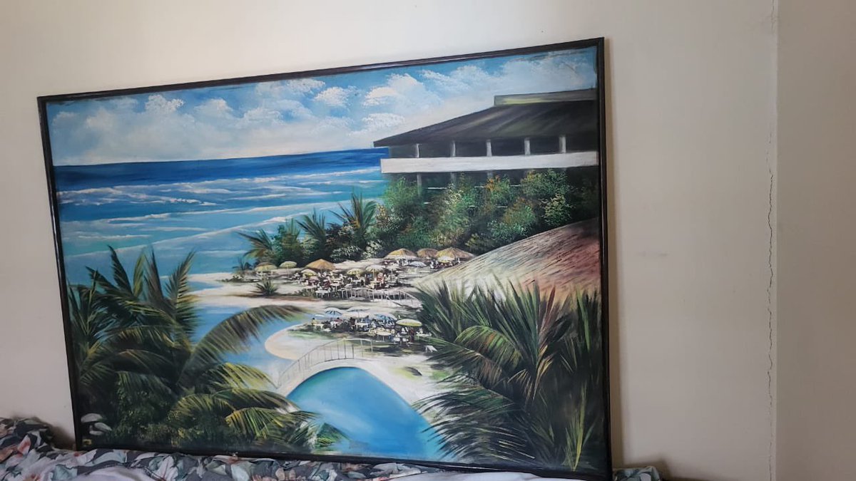 HomePricerite's tweet photo. 🏝️ Add timeless Caribbean character to your space.

Original Mid-Century Jamaican resort oil painting

🖼️ 46”W × 31.25”H

💰 USD $695

📍 #Jamaica
🌎 Available for shipping worldwide

📩 DM to purchase

#ArtLovers https://t.co/tfwgSxtUiG