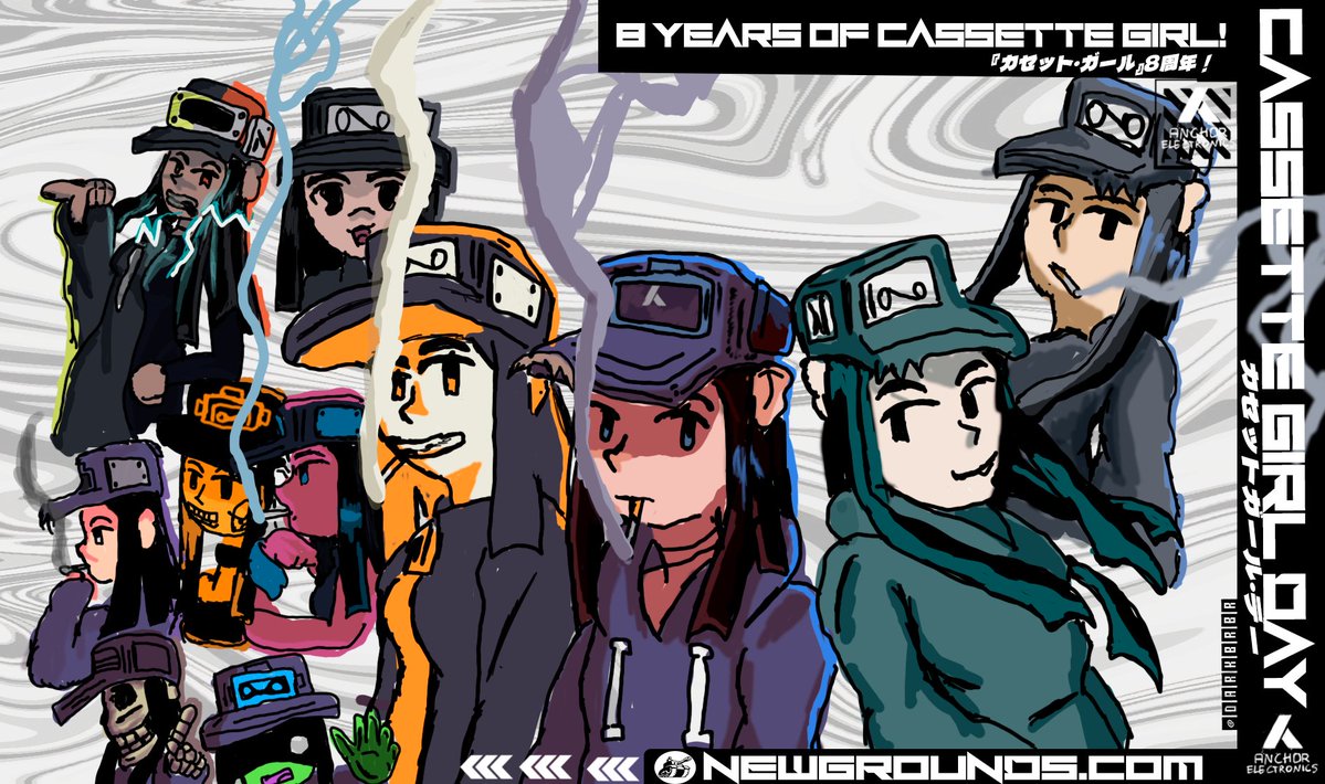 DarkBRBR's tweet photo. 8 Years of Cassette Girl YIPEEEEEEE🥳🥳!!!!
#cassettegirl #cassettegirlday https://t.co/M4Qpgbg2If