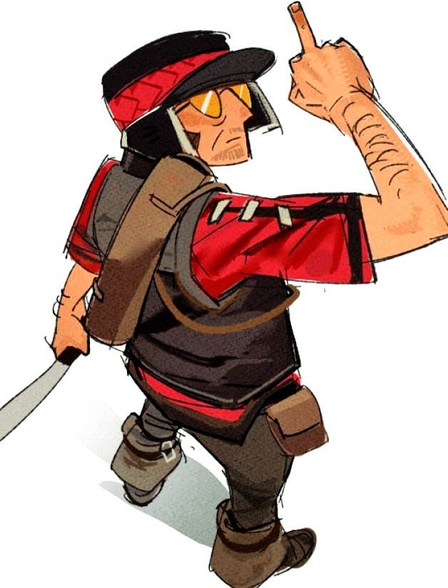 Smokeexss's tweet photo. my sniper skin ibk 
i love it 
#TeamFortress2 https://t.co/TXifax94Kq