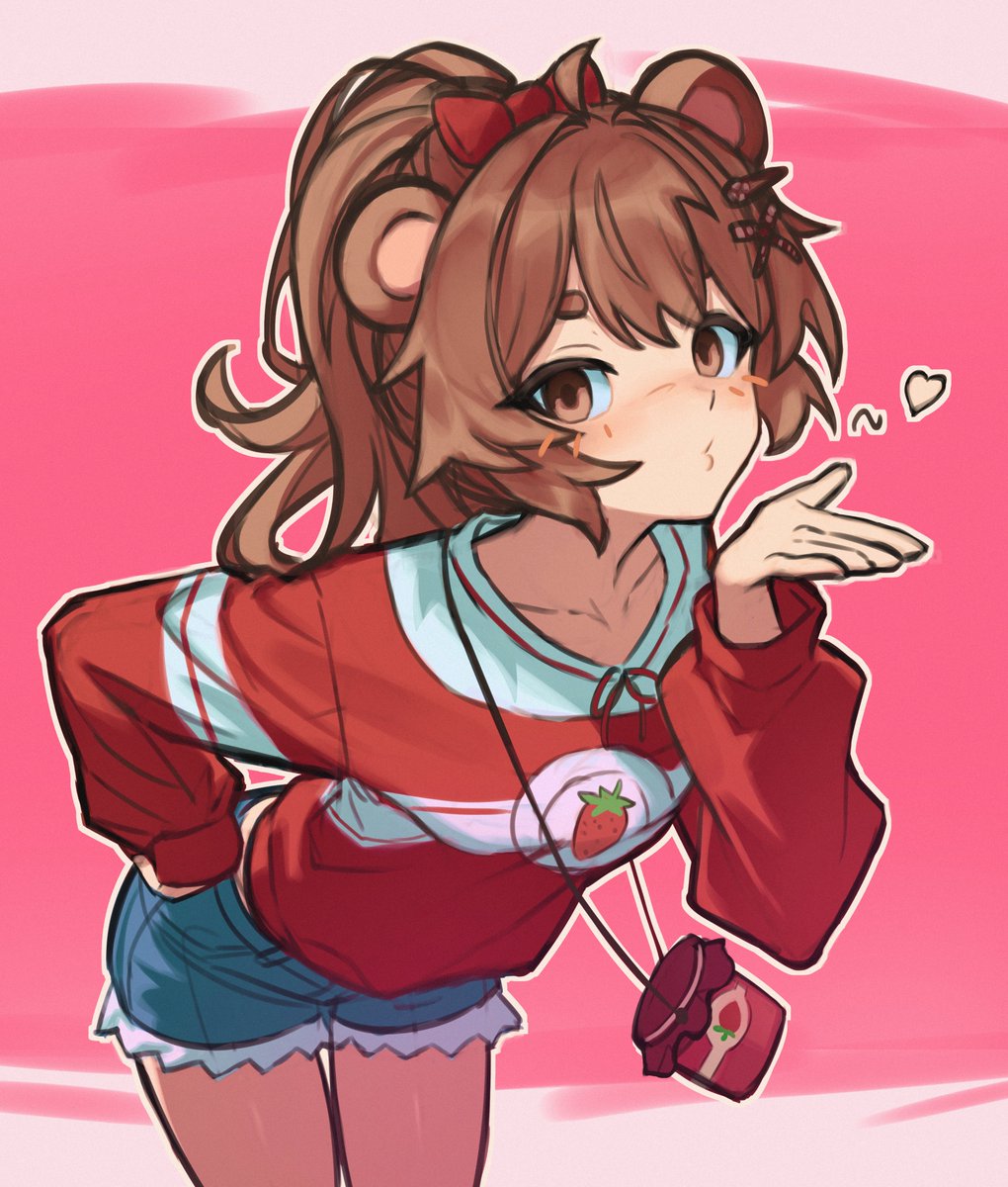 MagicSapling's tweet photo. Chuus chuuus from your local bear idol 🧸🧡🧡
#DrawMori https://t.co/DF1HDTdM1b