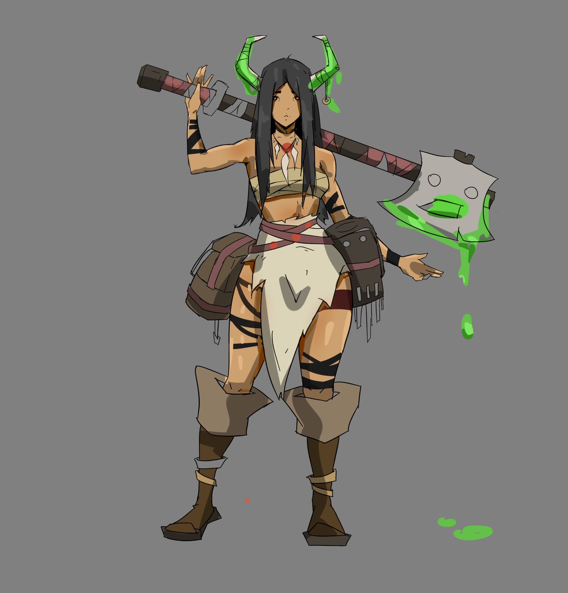 matso777's tweet photo. I’m sketching in the colors. The green color fits perfectly here. :)
#oc #dnd https://t.co/7VQWLo11YM