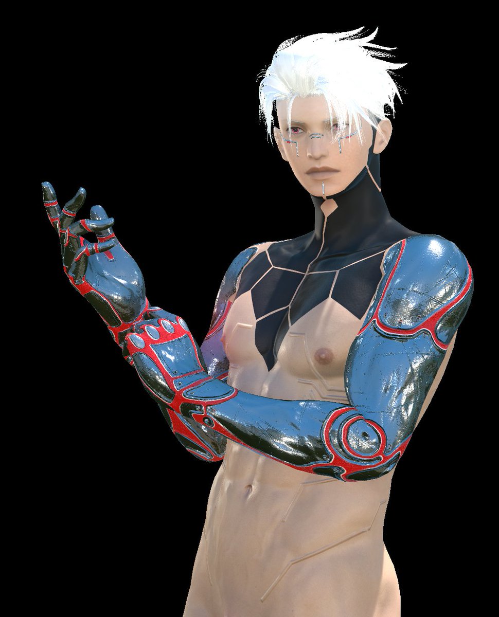 beartasticpants's tweet photo. Male cyber skin soon(tm)! https://t.co/jwYl908mHT