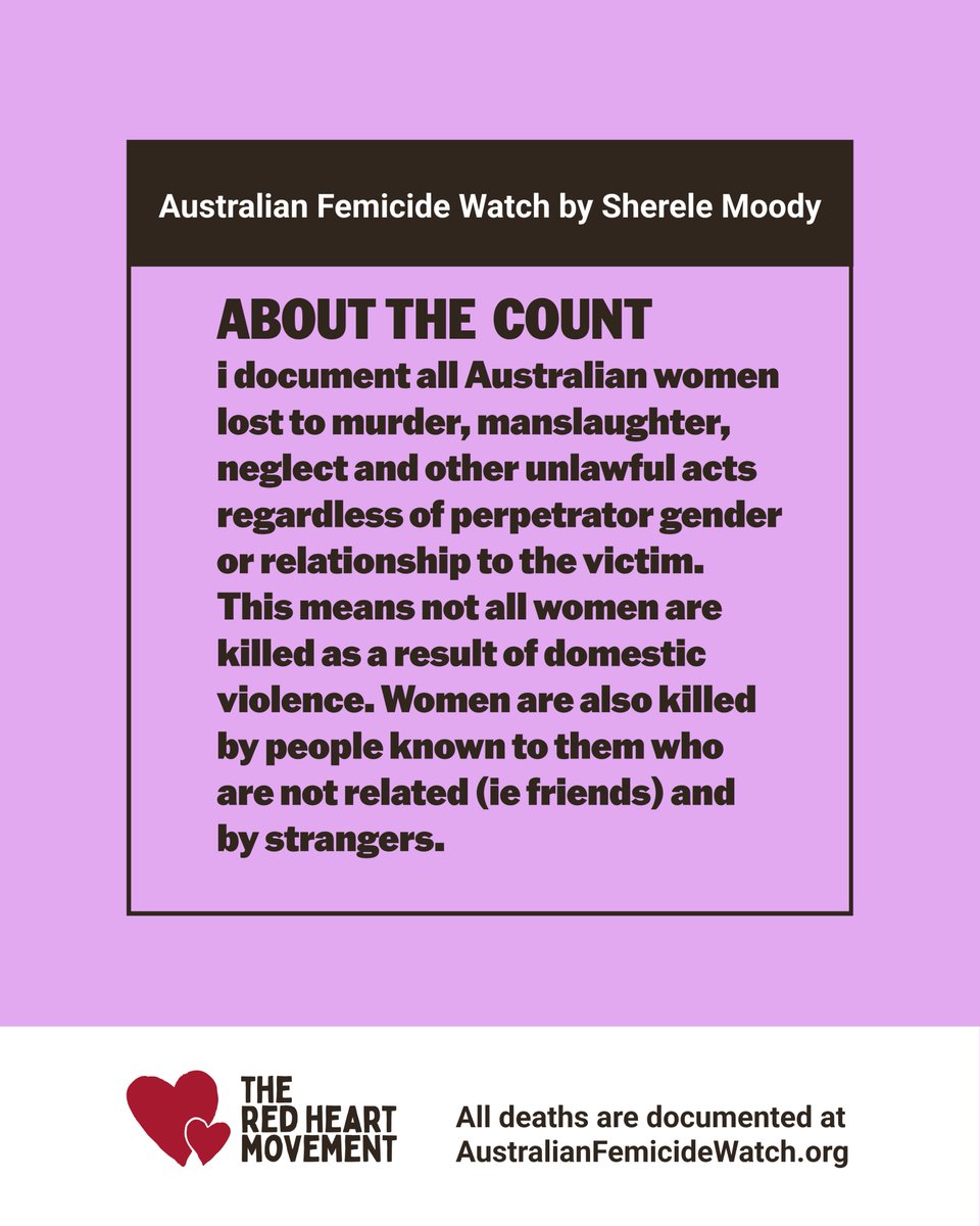 MapFemicide's tweet photo. A man murdered a 23-year-old woman in Charleville, Queensland, yesterday. He ended his own life.  A child was at the property when he killed the woman. 
She is the 43rd Australian woman killed this year.  
https://t.co/9B7LcaQfii https://t.co/x5u8oAL00m