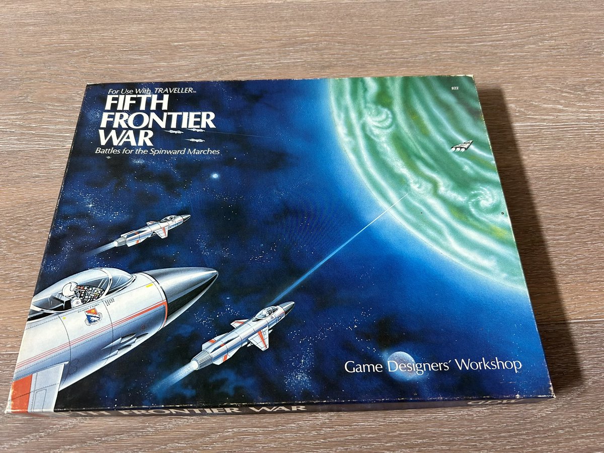 DarrellRoot's tweet photo. @threelinestudio My favorite GDW title, although the *setup* time is longer than the “estimated play time” on the box 😬 https://t.co/DAsCB728bD